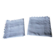 Old pair of pillowcases with openwork embroidery, monogrammed AR, 79x79cm.