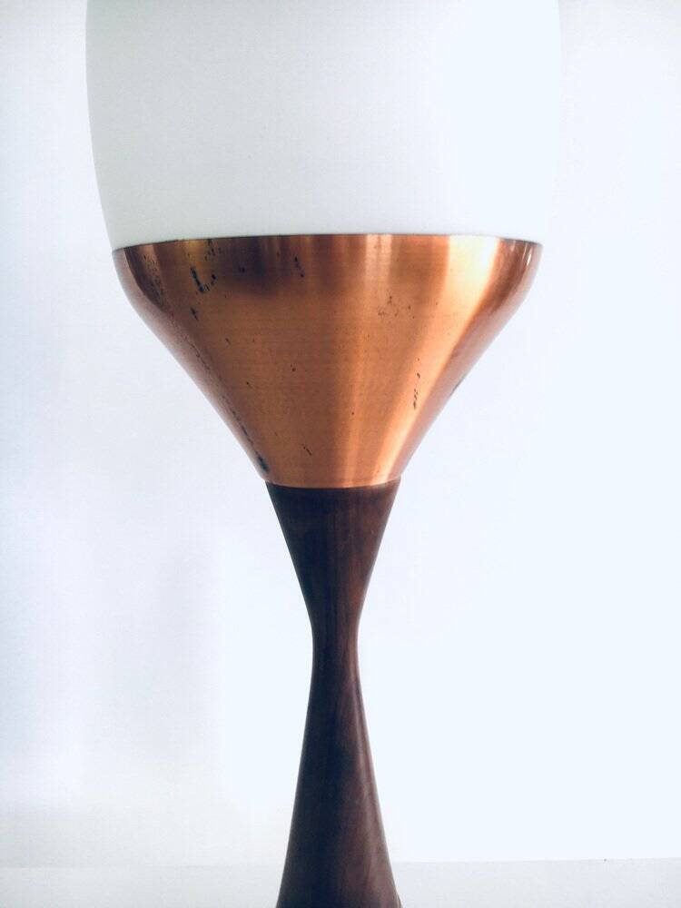 Mid-Century Modern Scandinavian Atomic Low Floor Lamp, Denmark, 1950s