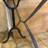 Table de bistrot en marbre