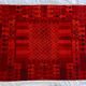 Carpet 1970 pop design geometric red background wool 229 cm x 170 cm