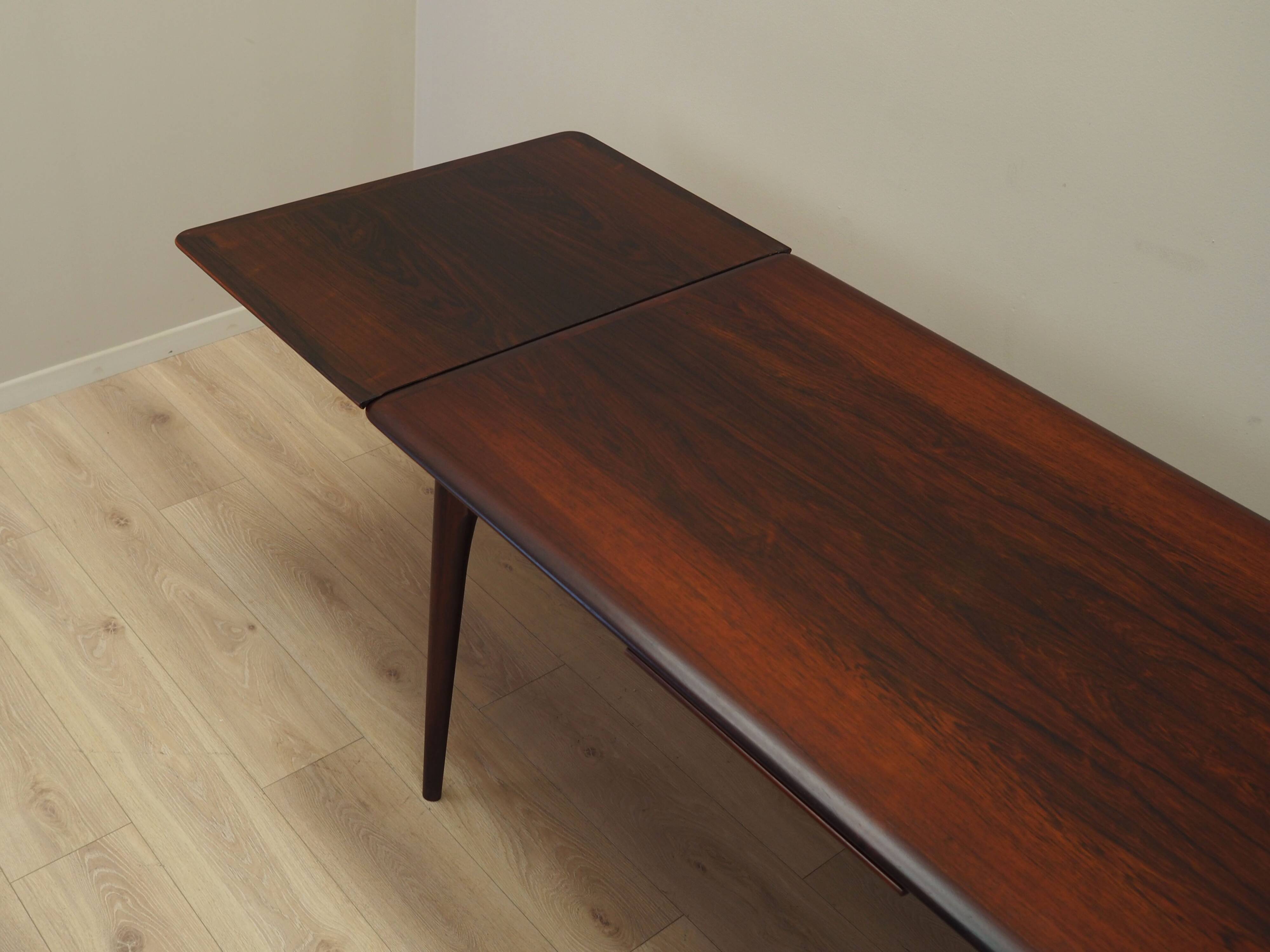 Rosewood table, Danish design, 1970s, production: Denmark