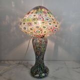 Fratelli Toso "Millefiore" Table Lamp in Murano Glass, Italy 1950's