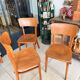 Set of 3 vintage Thonet bistro chairs