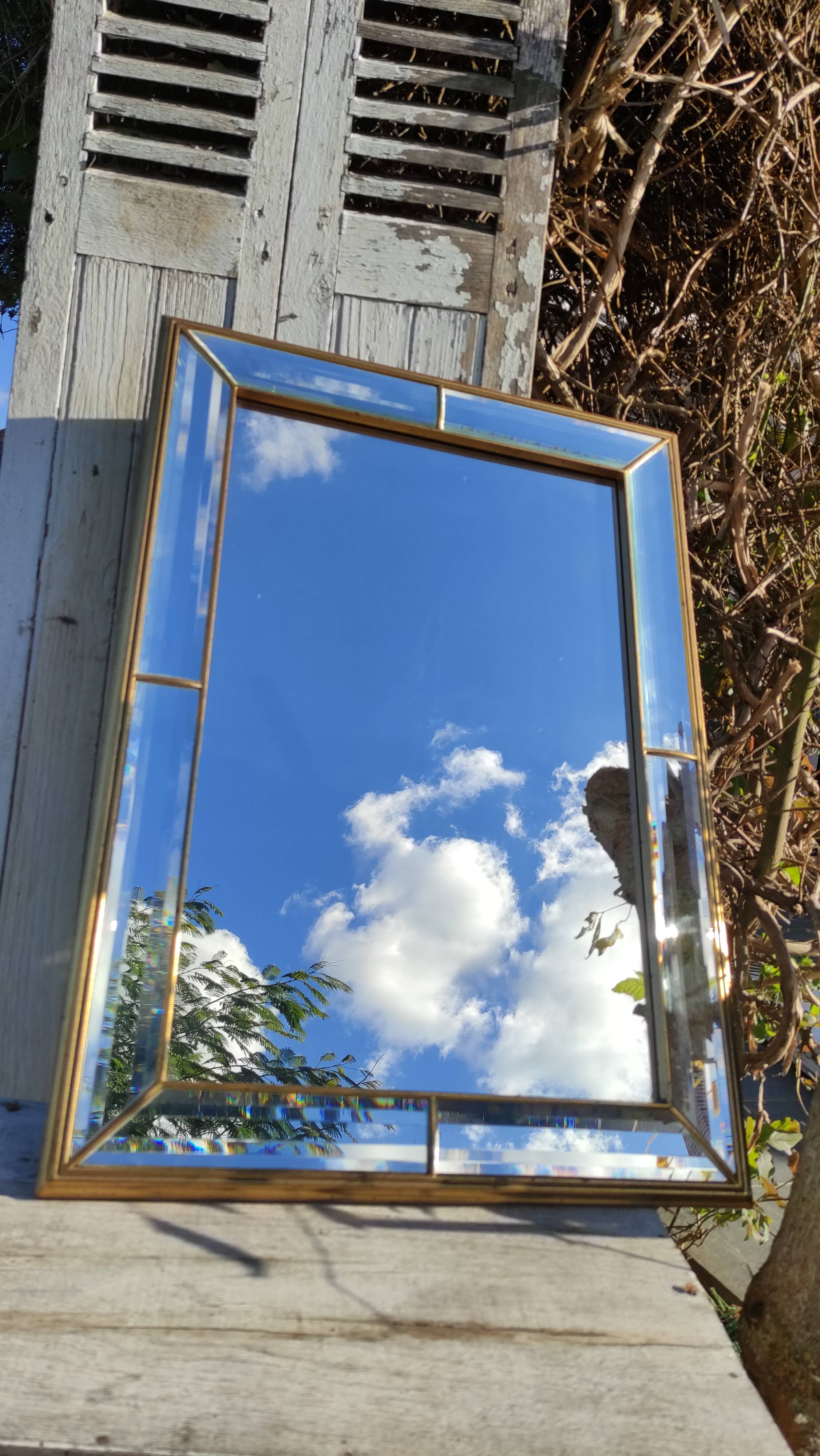 Mirror neoclassica parclose beveled