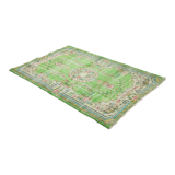 Anatolian handmade vintage rug 241 cm x 160 cm