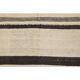 Vintage Turkish Hand-Knotted Wool Cotton Beige Kilim Area Rug 155x330