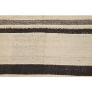 Vintage Turkish Hand-Knotted Wool Cotton Beige Kilim Area Rug 155x330