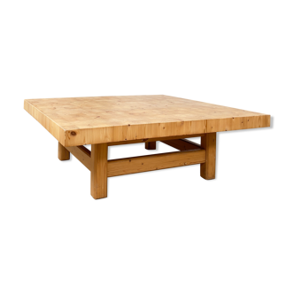 Wooden coffee table design 1970