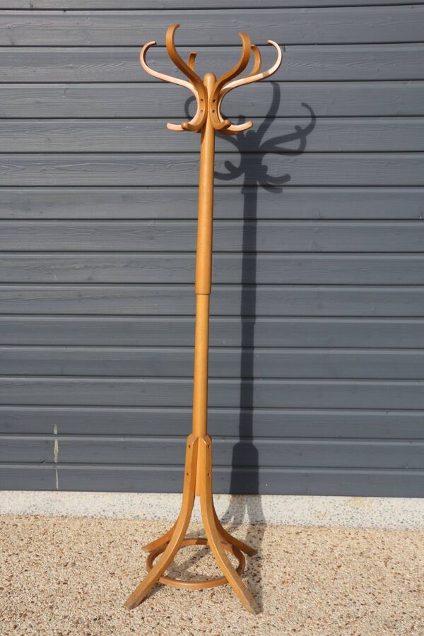 Portemanteau perroquet Baumann en hêtre clair