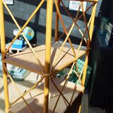 Shelf rattan and bamboo 70s