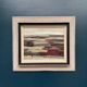 Original Swedish Oil on Panel – “Field Patches” by Evert Färhm (1901–1971) – Signed – 1968 – Vintage & Framed – 61 × 53 cm (24" × 20.9")