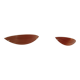 Paire d'appliques bois et laiton par Declic 1980