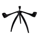 Bougeoir tripode métal design danois 1970
