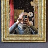 Petit miroir  doré