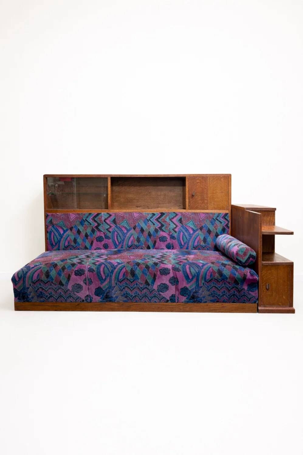 Rare unité de salon / lit de jour Art Déco des années 1930
