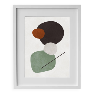 Peinture faite à la main encadrée