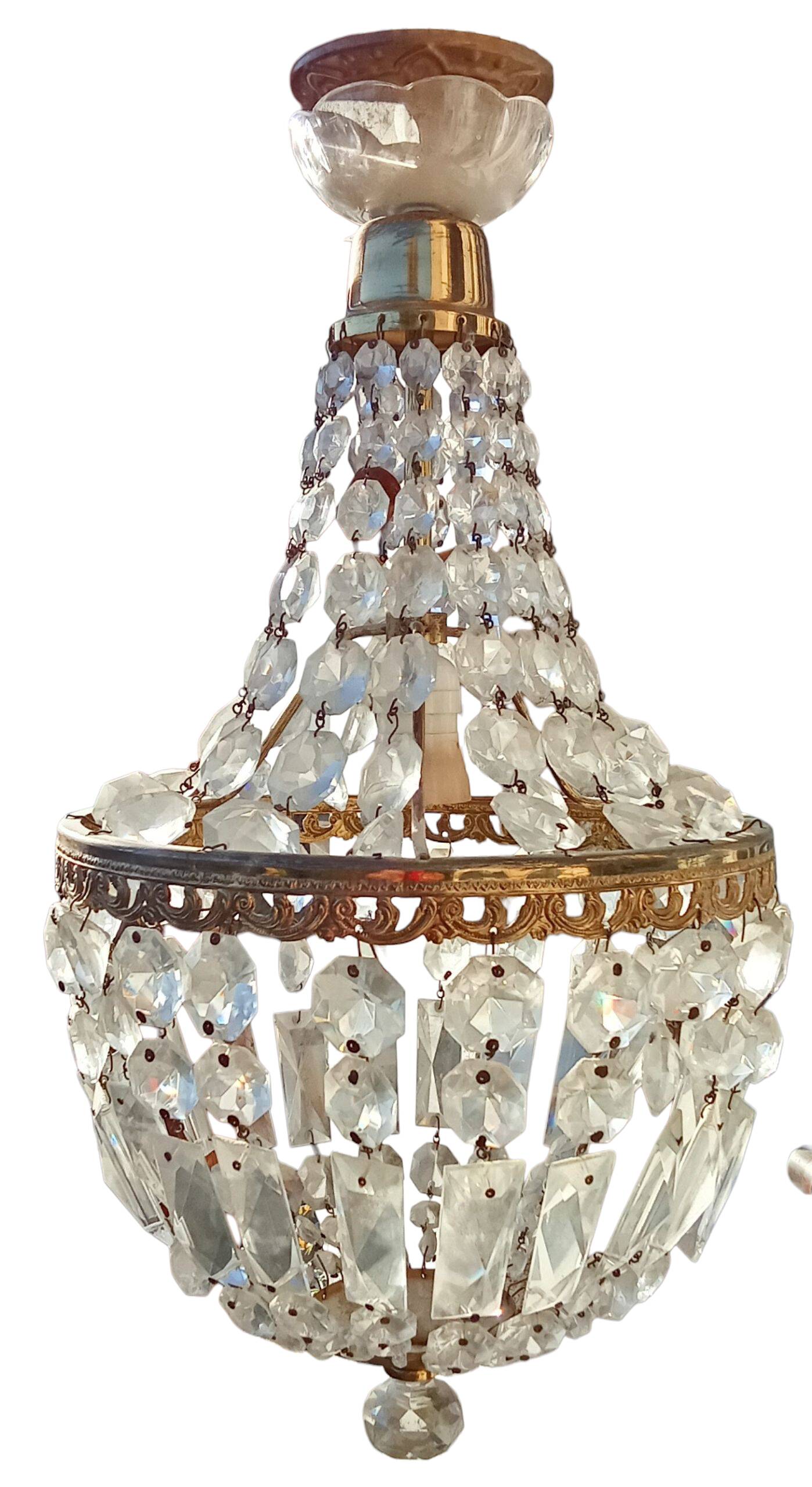 Antique hot air balloon chandelier with tassels