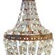 Antique hot air balloon chandelier with tassels