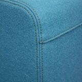 Blue Steelcase B-Free Square Pouf