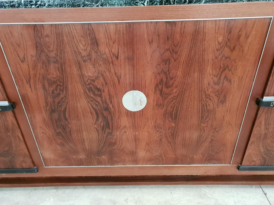 Art Deco mahogany string