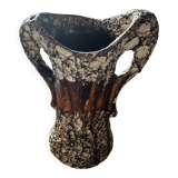 Vase Fat Lava Vallauris H 24 cm