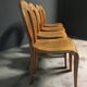 1980's wooden dining chairs.