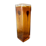 Vintage vase 70s blown glass