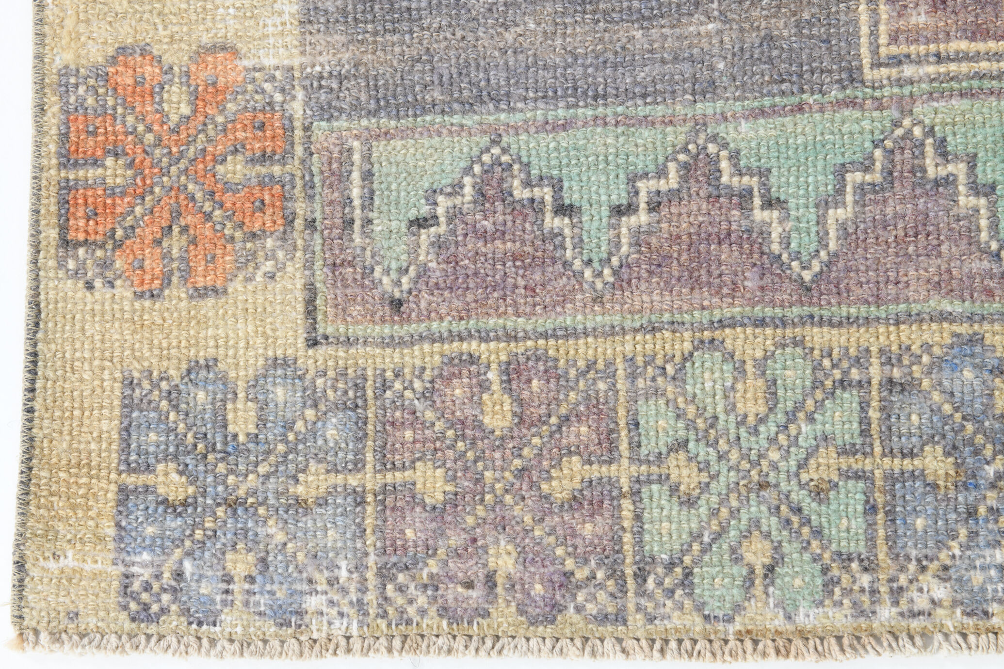 2x8 persian vintage runner rug, 81x252cm