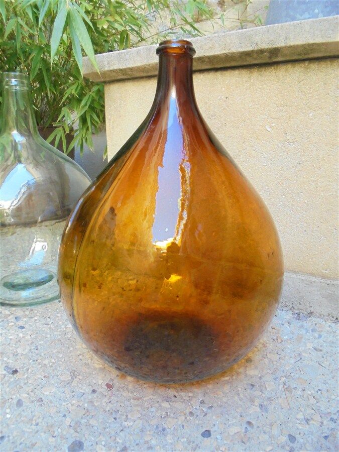 Amber demijohn 15 l