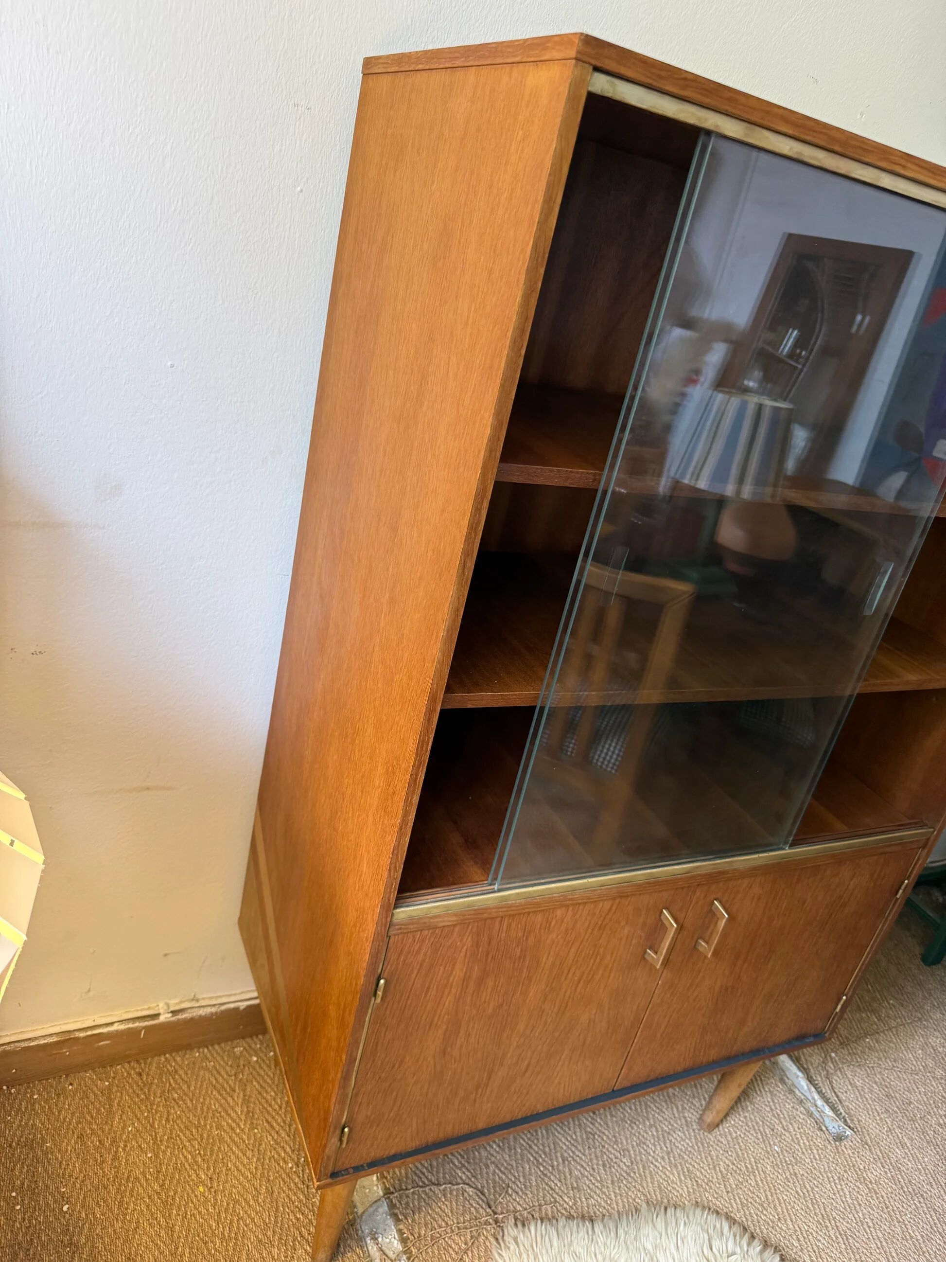 Vaisselier vitrine bibliothèque vintage