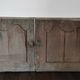 Pair of old oak cupboard doors – Louis XV style, panelled mo