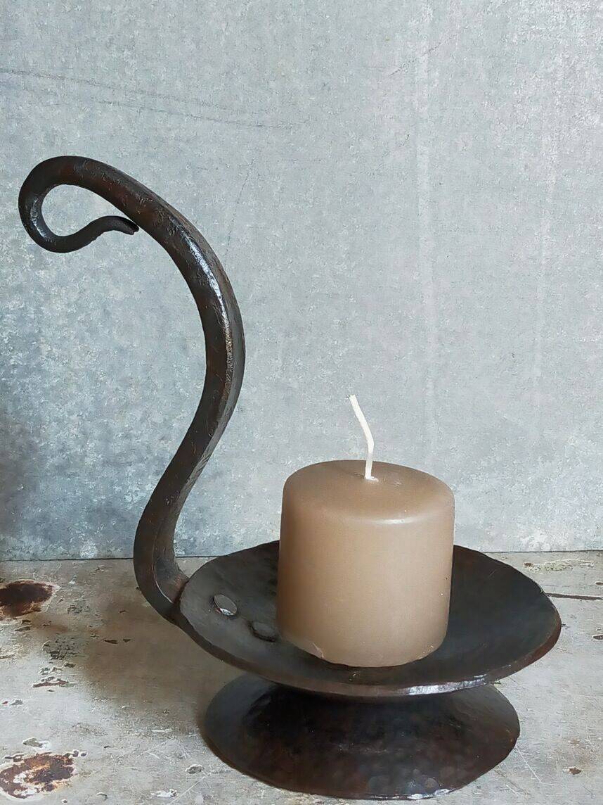 Brutalist candle holder from the 50s
