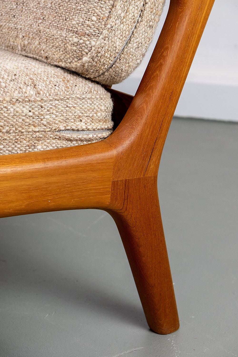 Vintage Teak 3 Seater Sofa by Juul Kristensen, 1960