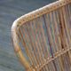 Vintage rattan bench