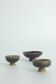 Petits bols de collection Mid-Century modernes scandinaves en grès marron par John Andersson, Set de 3