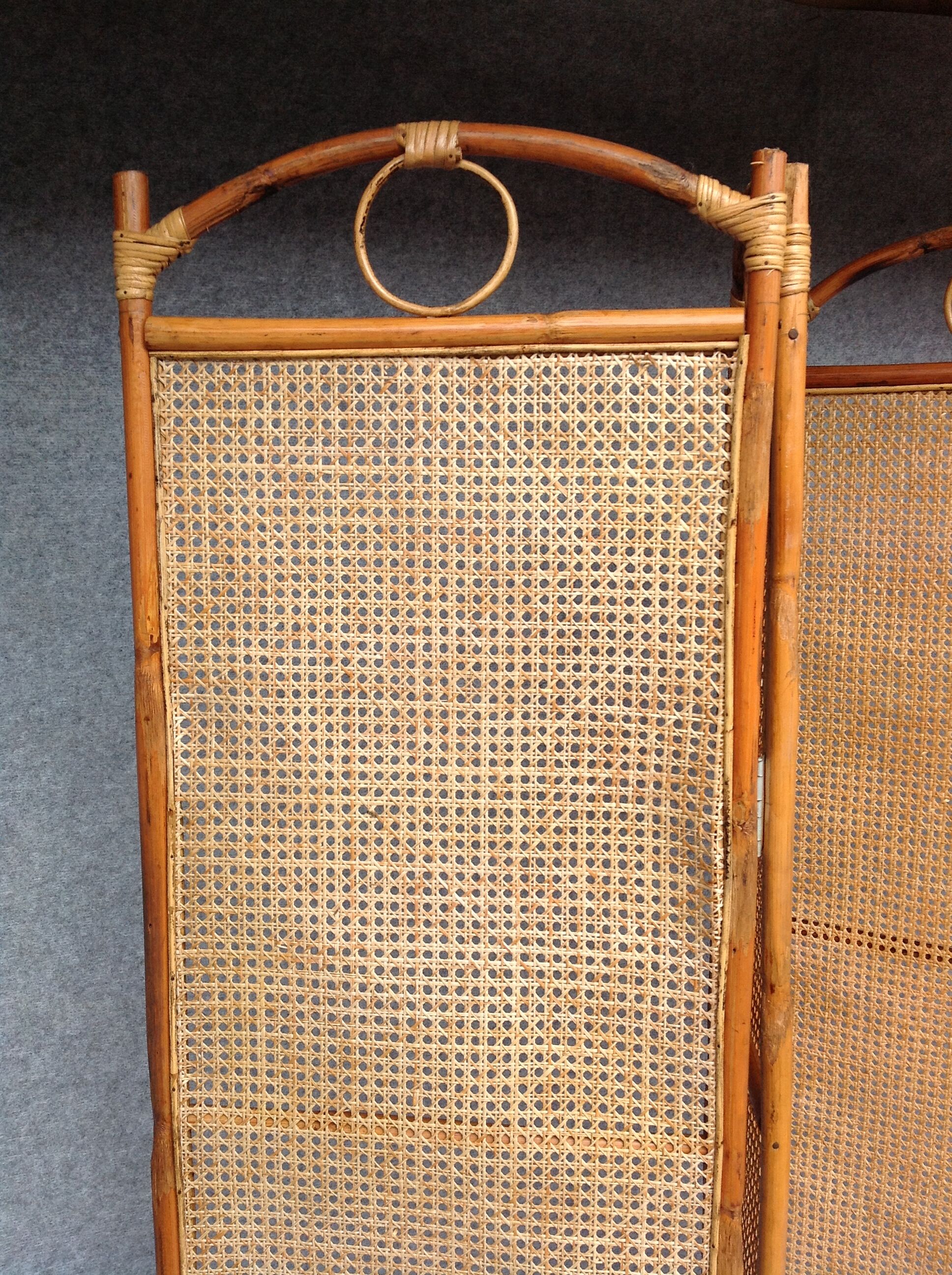 Screen bamboo rattan and caning