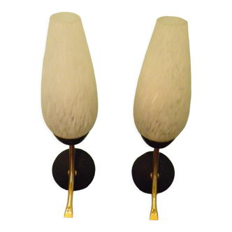 Two wall lights - 60s/70s