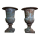 Paire de vases Médicis en fonte de fer