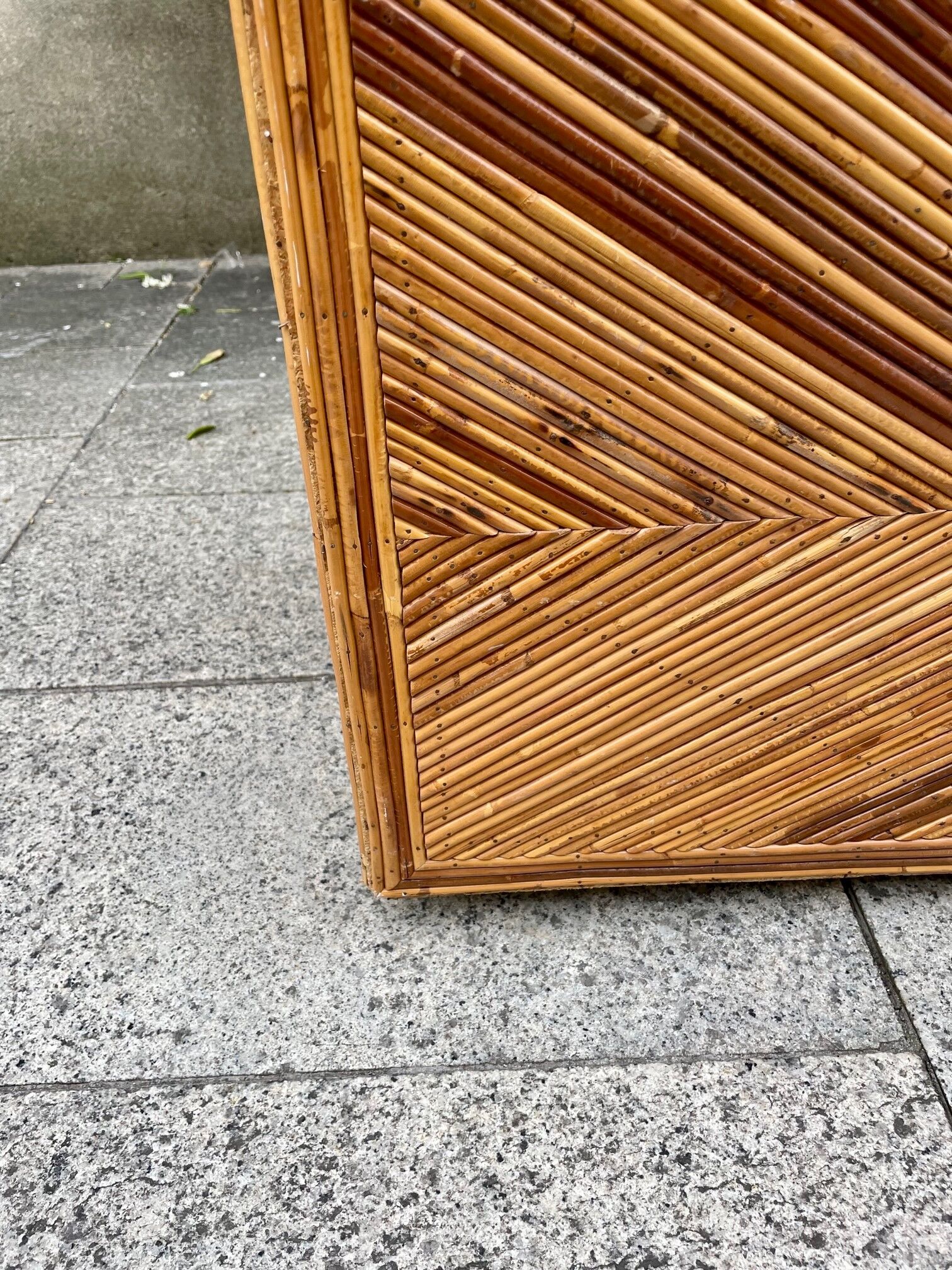 Vintage rattan chest