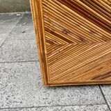 Vintage rattan chest