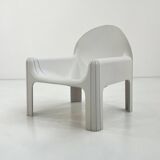 Fauteuil Blanc Modèle 4894 par Gae Aulenti pour Kartell, 1970