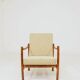 Chaise longue moderne en bois cintré nébuleuse verte