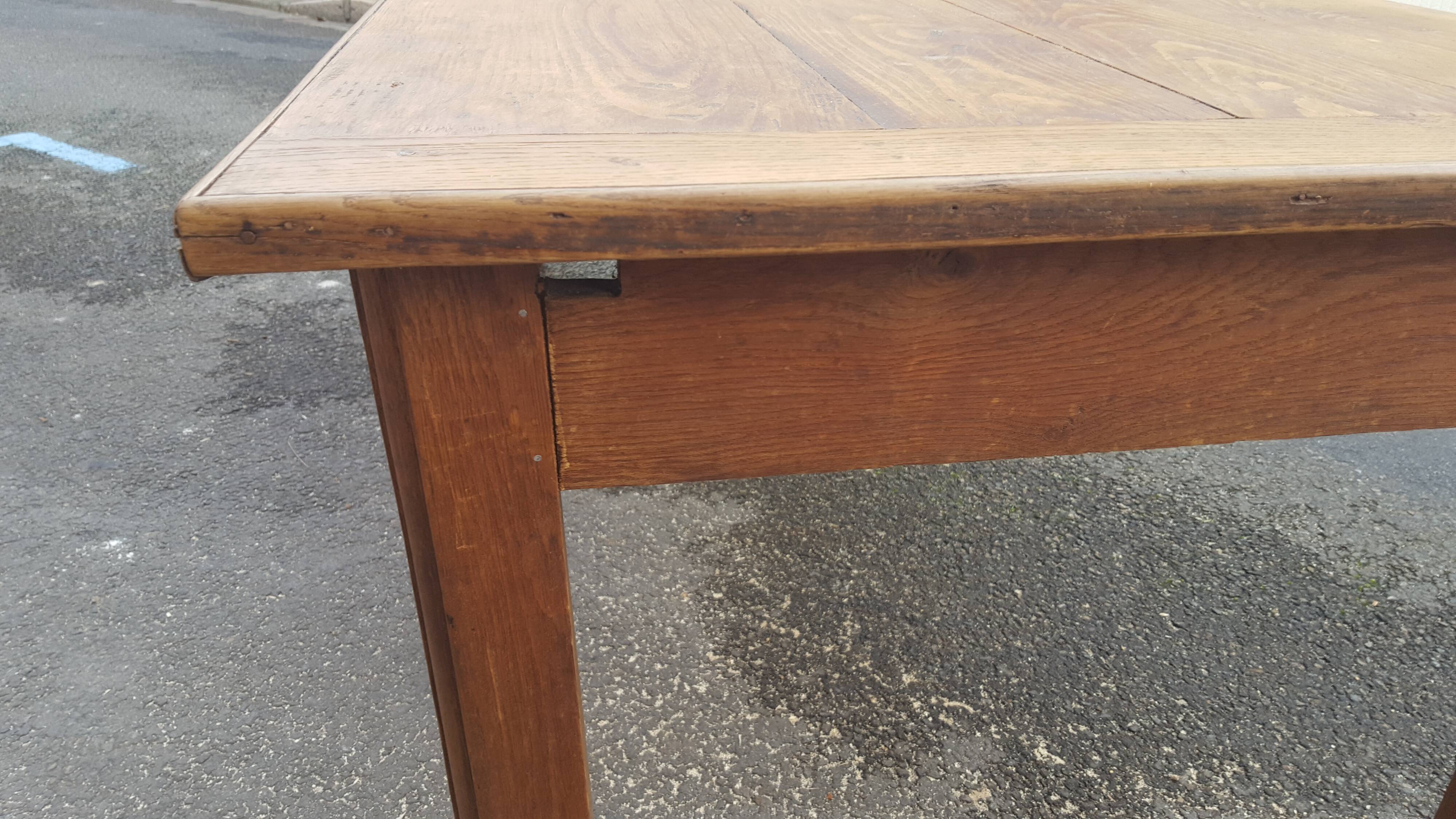 Farm table oak