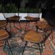 6 chaises Wire Harry Bertoia noires