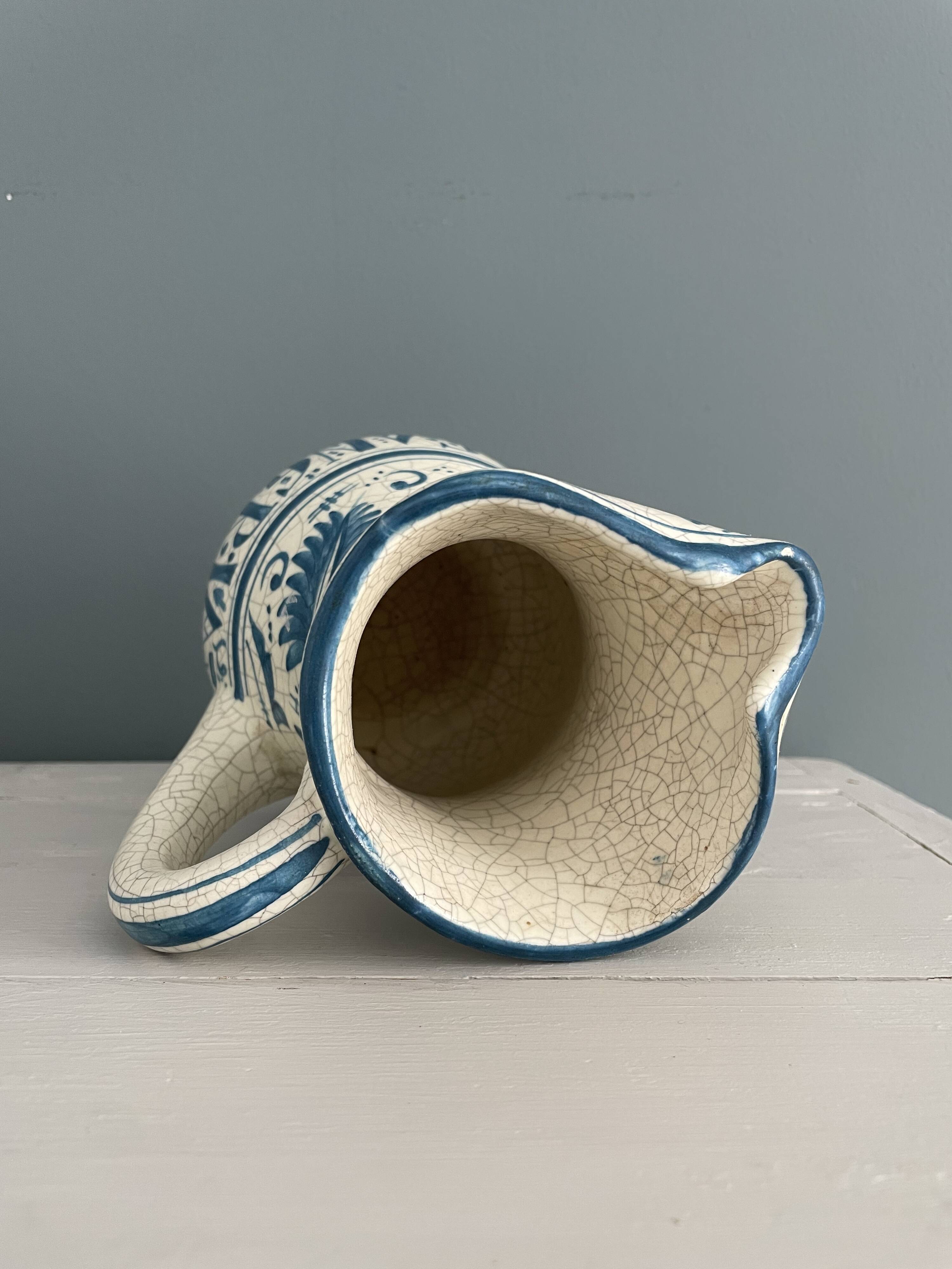 Sangria pitcher, Benlloch ceramic, Manises, 1960