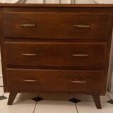 Commode vintage pieds compas