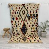Handmade Moroccan Berber carpet 251 x 155 CM