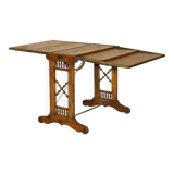 Transformable library table by Boeckh Brothers, circa 1910, restored.