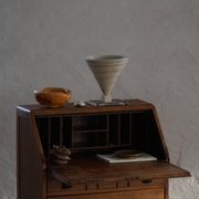 Desk / Chest of drawers in modern Danish oak from the early 20th century with shell handles.