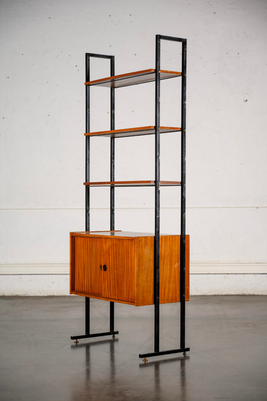 Italian library with a cabinet